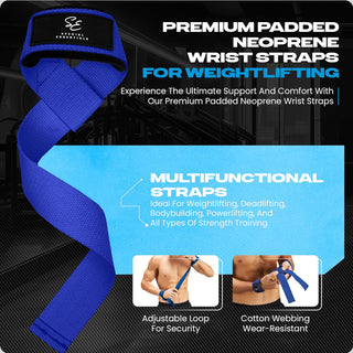Special Essentials Wrist Straps and Wrist Wraps for Men & Women (2 Pair Bundle)