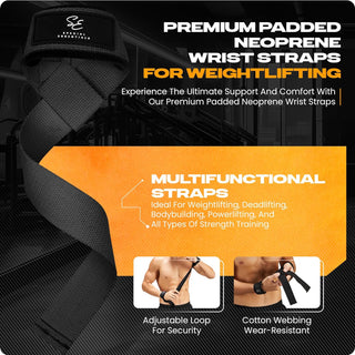 Special Essentials Wrist Straps and Wrist Wraps for Men & Women (2 Pair Bundle)