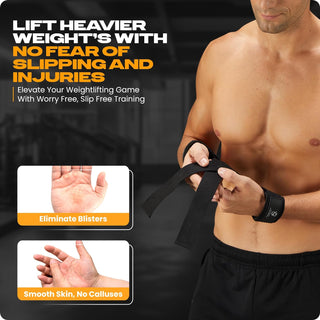 Special Essentials Wrist Straps and Wrist Wraps for Men & Women (2 Pair Bundle)