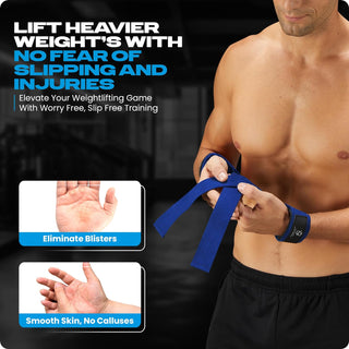Special Essentials Wrist Straps and Wrist Wraps for Men & Women (2 Pair Bundle)