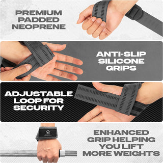 Special Essentials Wrist Straps and Wrist Wraps for Men & Women (2 Pair Bundle)