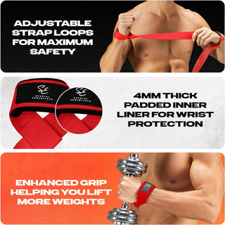 Special Essentials Wrist Straps and Wrist Wraps for Men & Women (2 Pair Bundle)