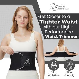 Special Essentials Waist Trimmer for Women & Men Adjustable Sweat Band Waist Trainer