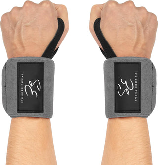 Special Essentials 18" Weightlifting Wrist Wraps for Men & Women Stiff Fit or Flexible Fit