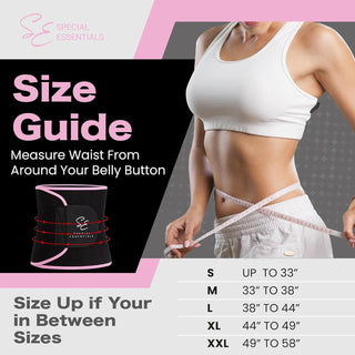Special Essentials Waist Trimmer for Women & Men Adjustable Sweat Band Waist Trainer