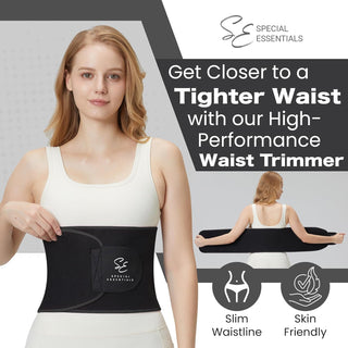 Special Essentials Waist Trimmer for Women & Men Adjustable Sweat Band Waist Trainer