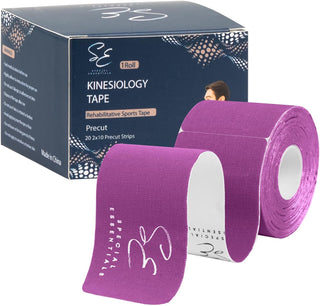 Special Essentials Kinesiology Tape 1 Pack 20 Count, 10” Precut & Uncut Strips