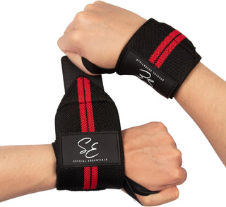 Special Essentials 18" Weightlifting Wrist Wraps for Men & Women Stiff Fit or Flexible Fit