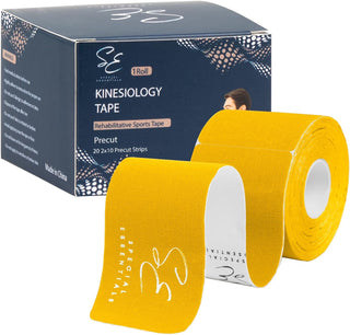 Special Essentials Kinesiology Tape 1 Pack 20 Count, 10” Precut & Uncut Strips