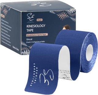 Special Essentials Kinesiology Tape 1 Pack 20 Count, 10” Precut & Uncut Strips
