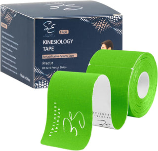 Special Essentials Kinesiology Tape 1 Pack 20 Count, 10” Precut & Uncut Strips