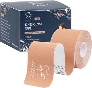 Special Essentials Kinesiology Tape 1 Pack 20 Count, 10” Precut & Uncut Strips