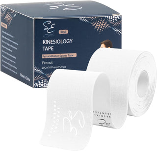 Special Essentials Kinesiology Tape 1 Pack 20 Count, 10” Precut & Uncut Strips