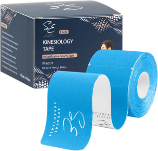 Special Essentials Kinesiology Tape 1 Pack 20 Count, 10” Precut & Uncut Strips