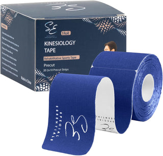 Special Essentials Kinesiology Tape 1 Pack 20 Count, 10” Precut & Uncut Strips