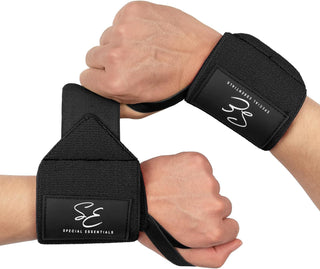 Special Essentials 18" Weightlifting Wrist Wraps for Men & Women Stiff Fit or Flexible Fit