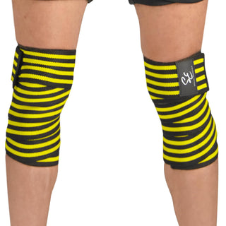 Special Essentials 2 Pack Knee Wraps with Strap for Men & Women 72 Inches