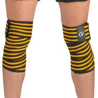 Special Essentials 2 Pack Knee Wraps with Strap for Men & Women 72 Inches