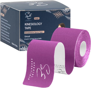 Special Essentials Kinesiology Tape 1 Pack 20 Count, 10” Precut & Uncut Strips
