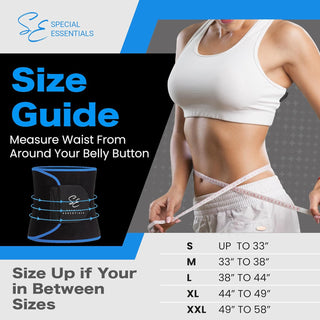 Special Essentials Waist Trimmer for Women & Men Adjustable Sweat Band Waist Trainer