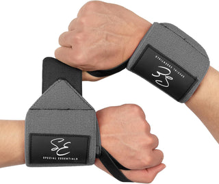 Special Essentials 18" Weightlifting Wrist Wraps for Men & Women Stiff Fit or Flexible Fit