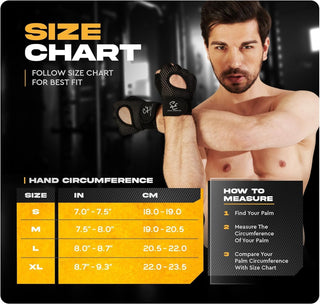 Special Essentials Fingerless Weight Lifting Workout Gloves for Men & Women