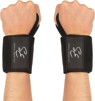 Special Essentials 18" Weightlifting Wrist Wraps for Men & Women Stiff Fit or Flexible Fit