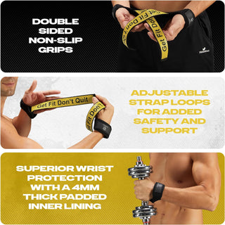 Special Essentials Wrist Straps Two-Sided Anti Slip Silicone Grip for Men and Women