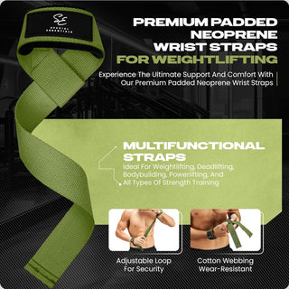 Special Essentials Wrist Straps Adjustable Gym Lifting Straps for Weightlifting for Men and Women