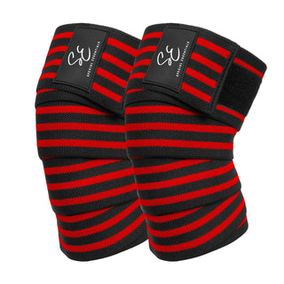 Special Essentials 2 Pack Knee Wraps with Strap for Men & Women 72 Inches