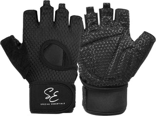Special Essentials Fingerless Weight Lifting Workout Gloves for Men & Women
