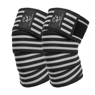 Special Essentials 2 Pack Knee Wraps with Strap for Men & Women 72 Inches