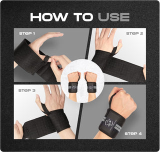 Special Essentials 18" Weightlifting Wrist Wraps for Men & Women Stiff Fit or Flexible Fit