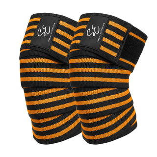 Special Essentials 2 Pack Knee Wraps with Strap for Men & Women 72 Inches