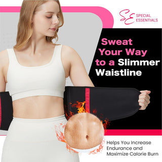 Special Essentials Waist Trainer for Women & Men Adjustable Sweat Band Waist Trimmer