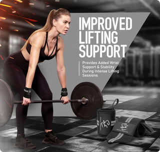 Special Essentials 18" Weightlifting Wrist Wraps for Men & Women Stiff Fit or Flexible Fit