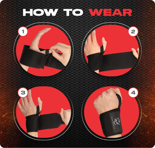 Special Essentials 18" Weightlifting Wrist Wraps for Men & Women Stiff Fit or Flexible Fit