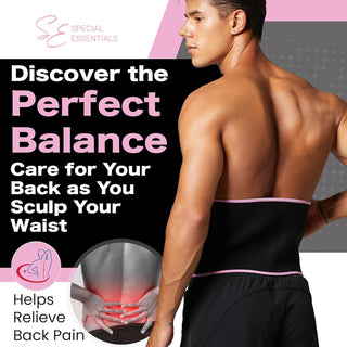 Special Essentials Waist Trimmer for Women & Men Adjustable Sweat Band Waist Trainer