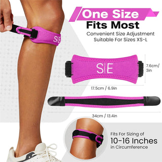 Special Essentials Patellar Tendon Knee Support Strap - Adjustable Brace (2 Pack)