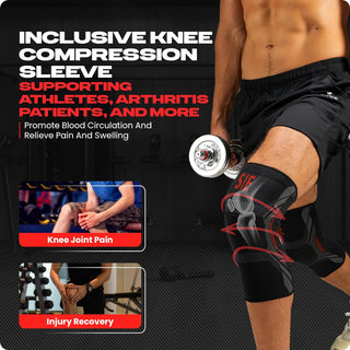 Special Essentials Knee Brace for Men and Women - 2 Pack Knee Compression Sleeve