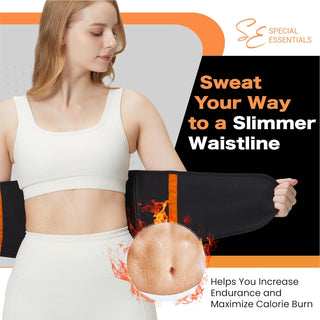 Special Essentials Waist Trainer for Women & Men Adjustable Sweat Band Waist Trimmer