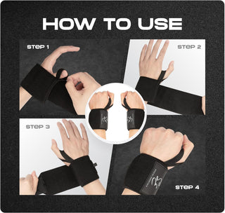 Special Essentials 18" Weightlifting Wrist Wraps for Men & Women Stiff Fit or Flexible Fit