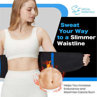 Special Essentials Waist Trainer for Women & Men Adjustable Sweat Band Waist Trimmer