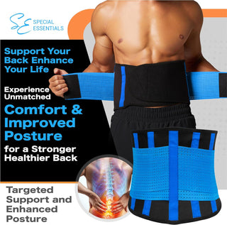 Special Essentials Waist Trainer for Women & Men Adjustable Sweat Band Waist Trimmer