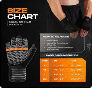 Special Essentials Workout Gloves with Wrist Strap and Non-Slip Padding for Men and Women