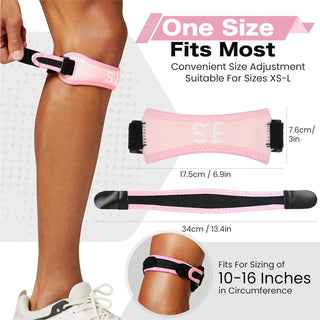 Special Essentials Patellar Tendon Knee Support Strap - Adjustable Brace (2 Pack)