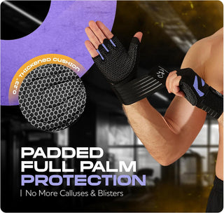 Special Essentials Workout Gloves with Wrist Strap and Non-Slip Padding for Men and Women