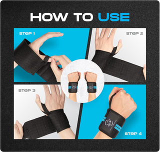 Special Essentials 18" Weightlifting Wrist Wraps for Men & Women Stiff Fit or Flexible Fit