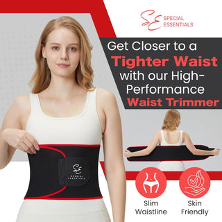 Special Essentials Waist Trimmer for Women & Men Adjustable Sweat Band Waist Trainer