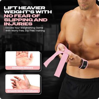 Special Essentials Wrist Straps Adjustable Gym Lifting Straps for Weightlifting for Men and Women